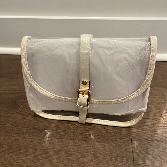 NEW Clear Saddle Cross Body Bag - Picture 2 of 6